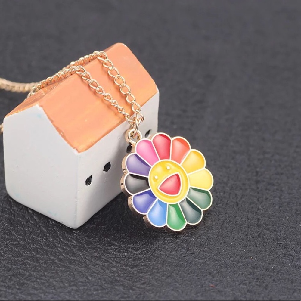 🎉 New Make a Wish Flower Pendant Necklace & Card